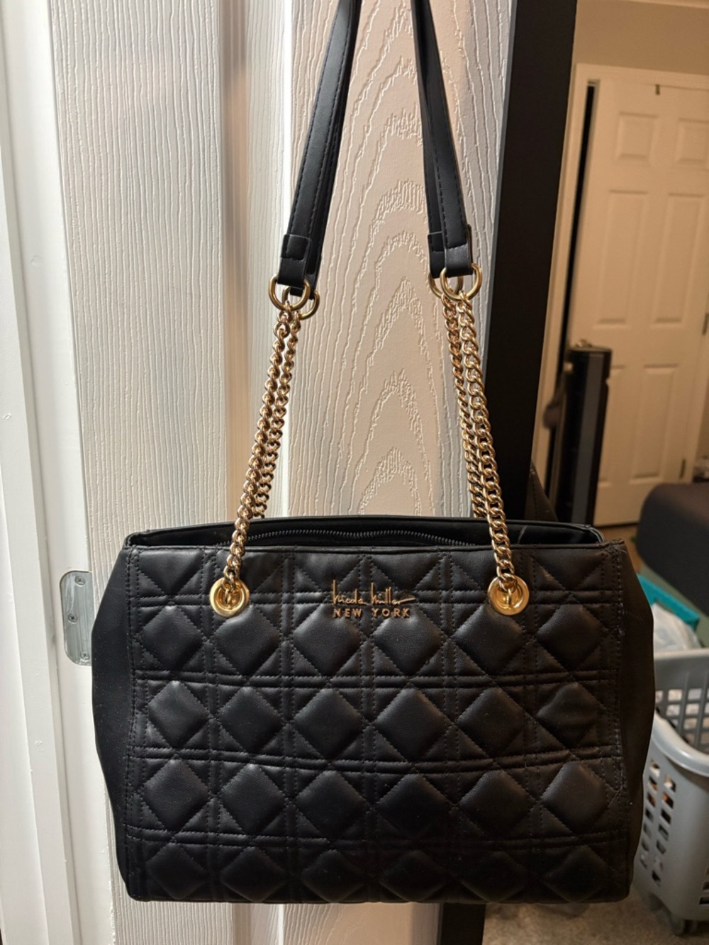 Black Quilted Purse
